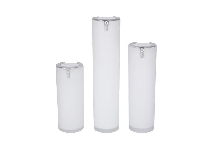 Double Layer Vacuum Airless Pump Container Cosmetic Bottle Acrylic Material