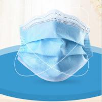 Buy cheap Adults Doctor Earloop Disposable Medical Face Mask Non Woven 3 Ply High BFE product