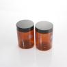Buy cheap Custom Brown 300ml Hair Cream Clear Cosmetic Jars Food Grade from wholesalers