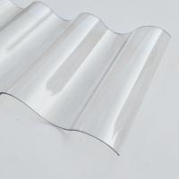 Buy cheap 1.8mm Polycarbonate Corrugated Sheet Greenhouse Roof Material PC Roofing Plastic product