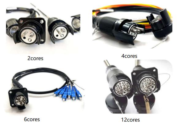 Buy cheap Outdoor Tactical Fiber Optic Cable Assembly With Military Tactical Connector from wholesalers