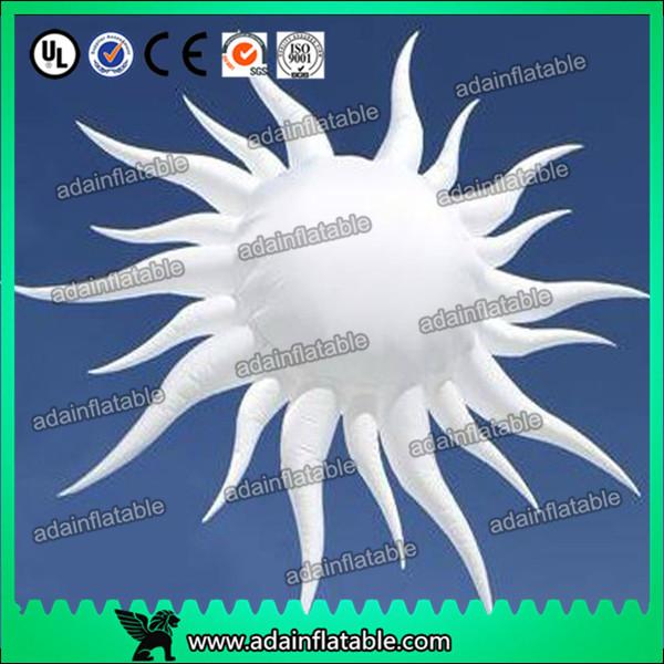 Buy cheap White Hanging Inflatable Sun For Club Event Hanging Decoration from wholesalers