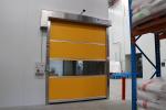 Colorful PVC High Speed Roll Up Door Stronger Wind Bar In External Area