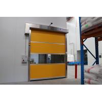 Buy cheap Interior Smooth High Speed Shutter Door Yellow PVC Curtain Professional product