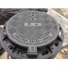 Buy cheap Black manhole cover, sewer grate Road sewer, Iron casting, ductile iron casting GGG50 DIN Stander from wholesalers