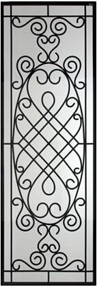 Buy cheap wrought iron glass in Exterior door from wholesalers