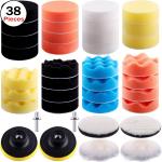 Buy cheap 38pcs 3In Car Polishing Pad Kit 7.5cm Polisher Attachment For Drill from wholesalers