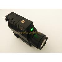 Buy cheap 500 Lumen Tactical Flashlight With Green Laser Sight For Pistols IP64 Waterproof product