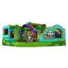 Buy cheap Panda Amusement Park Inflatable Fun City With Air Blower from wholesalers