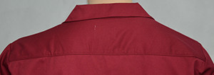 Breathable Custom Protective Work Clothing Long Sleeve Red Color Ribbing Cuff