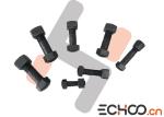 Buy cheap Black Steel for case 9040B Anti Theft Nuts And Bolts Strongly Wear Resistance from wholesalers