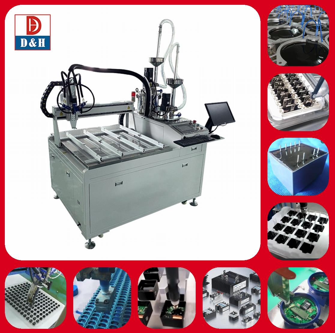 PGB700 Daheng D H Automatic 3-Axis Liquid Glue Application Machine for Glue Potting