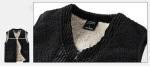 Street Style Cold Weather Vest Knit Polar Fleece Dress Vest With Pockets
