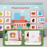 Hot Stamping Hard Cover Book Printing For Kids Educational Montessori Book ODM