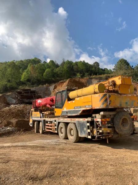 Used Hydraulic Mobile Crane 55ton Construction Equipment Truck-Mounted