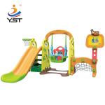 Elephant Plastic Kids Swing Slide Improve Children Intelligence Oem Service