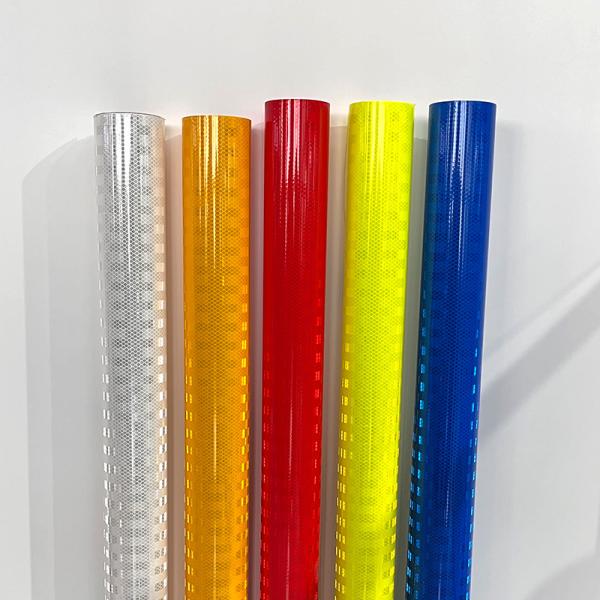 Buy cheap Micro Prismatic HIP Reflective Vinyl Film Self Adhesive Weatherproof 10 Years from wholesalers