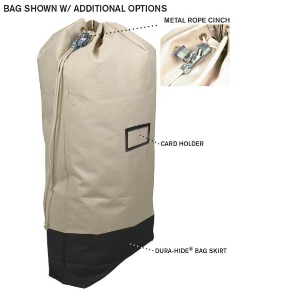 Buy cheap DRAWSTRING DRAW-OFF LARGE CAPACITY CANVAS MAIL BAG BANK BAG - CUSTOM COLORS AVAILABLE from wholesalers