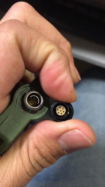Buy cheap SS Body Equivalent Cable Connector 102 103 7 Pin Fischer Connector With Male Female Pins from wholesalers