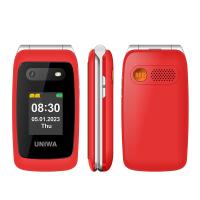 Buy cheap 4G Flip Senior Friendly Smartphones Dual Screens Large Phonebook Mobile Phone product
