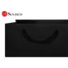 Buy cheap Custom Carrier Printed Black White Paper Shopping Bags / Recycled Paper Bags from wholesalers