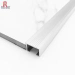 Indoor Aluminium Stair Nosing Edge Trim , 1.5mm Anodized Aluminum Stair Nosing