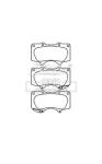 Buy cheap Toyota Prado Front Ceramic Pads D976 , 04465-35290 toyota brake pad replacement from wholesalers
