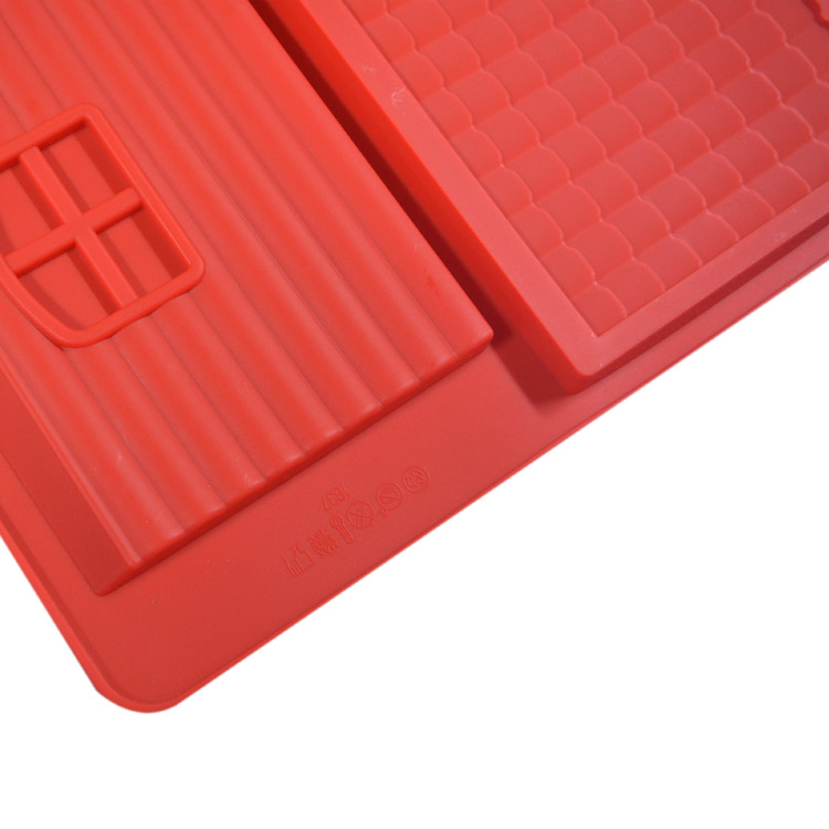 3D Silicone Baking Utensils House Shaped Square Handmade Diy Silicone Soap Mold