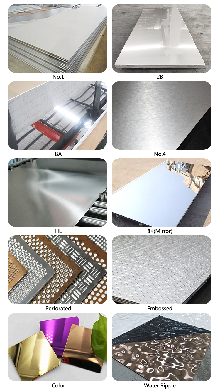 Decorative 20mm Brushed Stainless Steel Sheet Cut To Size 2B No.1 Surface