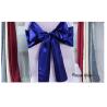 Buy cheap Standard Size Red Wedding Lace Up Satin Chair Sashes from wholesalers