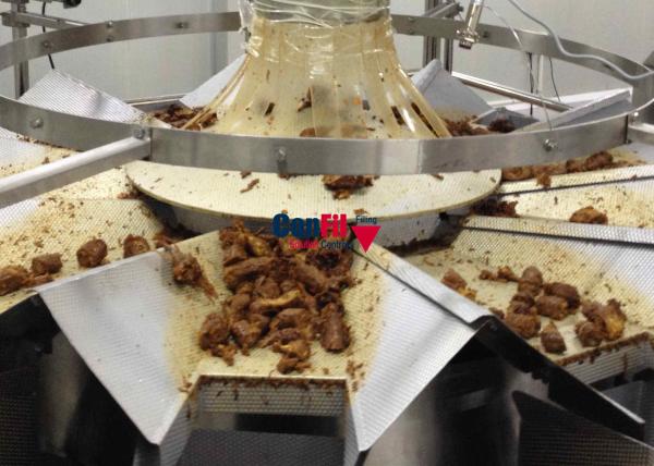 Buy cheap 3 Liter Multihead Weighing Machine Multihead Weigher for Braised Diced Poultry Marinated Food Hygienic Deisgn from wholesalers