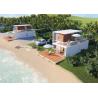 Buy cheap Luxury Upmarket 2 Bedroom Prefab Homes , White Luxury Prefab Homes With Balcony from wholesalers