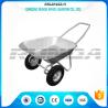 Buy cheap Tubular Steel Axle Heavy Duty Wheelbarrow , Dual Wheel Wheelbarrow 80kg Load from wholesalers