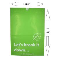 Buy cheap Eco Friendly Compostable Biodegradable Mailer Shipping Courier Bags With Custom product