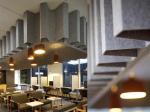 Modeling Sound Absorbing Ceiling Panels 9mm 12mm 100% Polyester Fiber