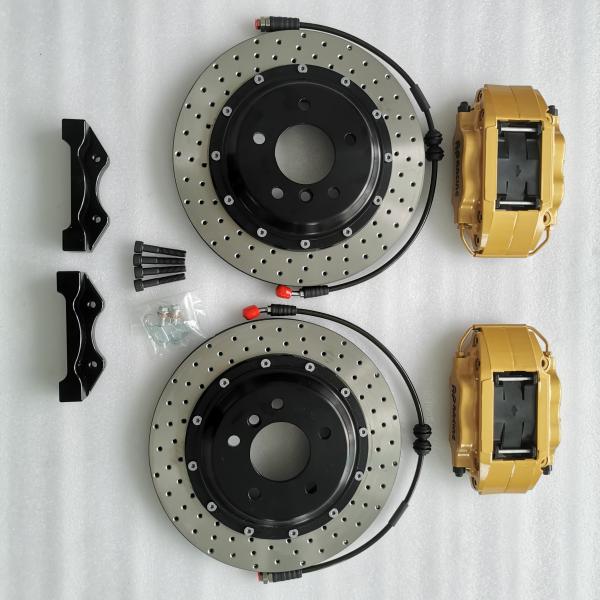 Buy cheap 7600 Gold Car Brake Caliper Disc 330*24mm For 17 Inch Wheel from wholesalers