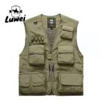 Summer Multiple Pockets Tactics Mesh Slim Utility Oversize Utility Outdoor