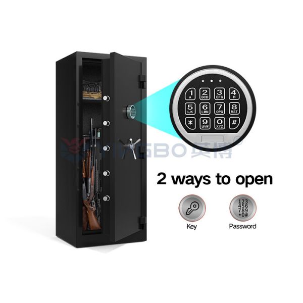 Firearm Protection Solid Steel Gun Safe Box For Secure Storage
