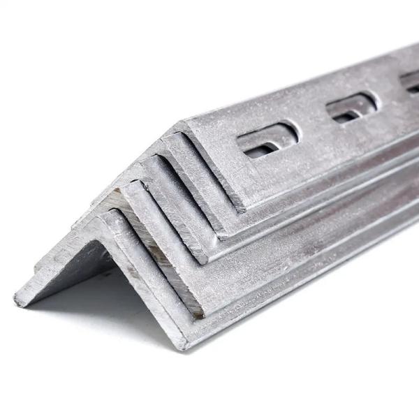Buy cheap Flexible 90 Degree Galvanized 18 Gauge Slotted Angle 5-10mm Hole Dia Slotted Angle Iron from wholesalers