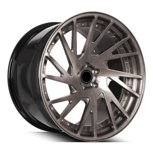 Buy cheap Customized 19 20 21 22 inch 2 piece custom Forged wheels 5x112 5x120 5x114.3 5X130 from wholesalers