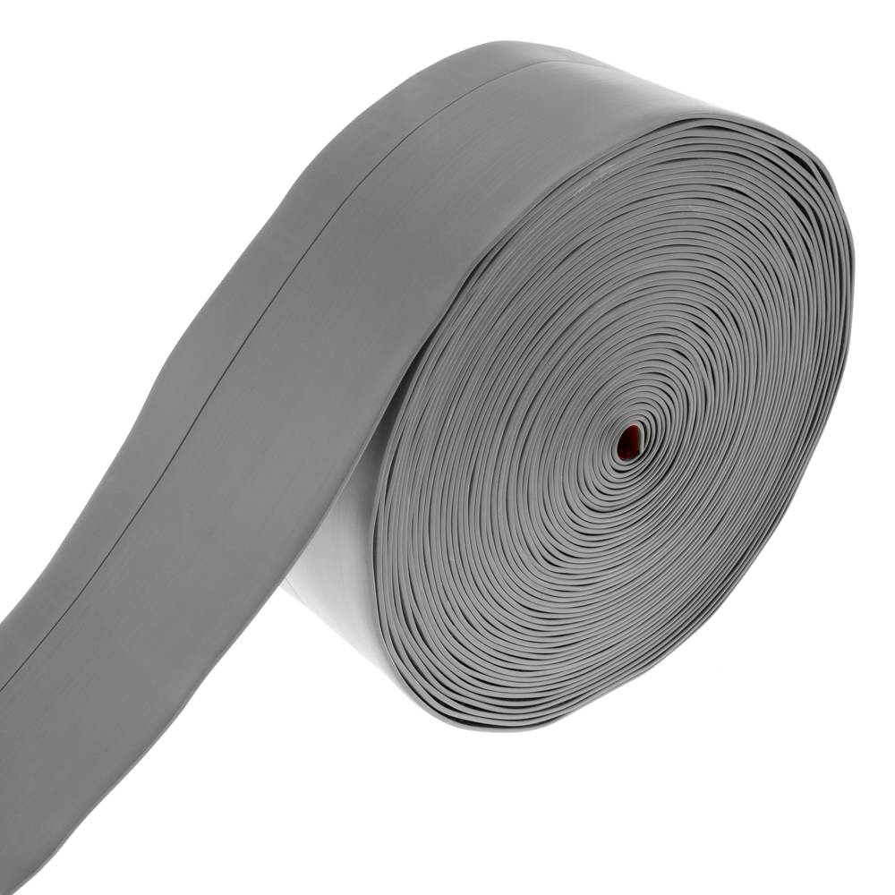 Cutting White Self Adhesive PVC Skirting Board Wall Cove Base Roll Customizable