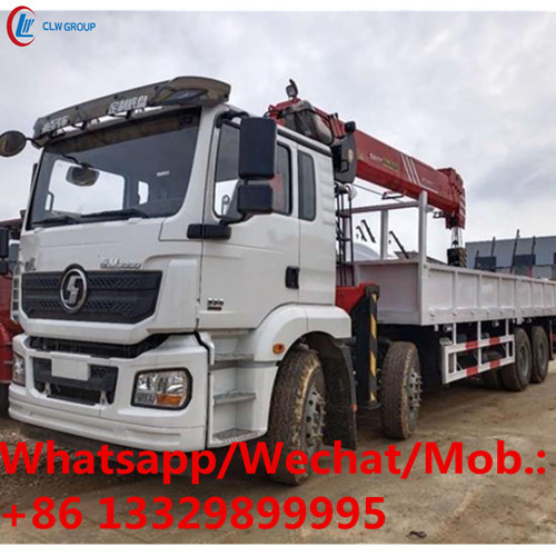 Buy cheap customized SHACMAN 10t cargo truck with telescopic crane boom for sale, Cheaper price 10T telescopic truck mounted crane from wholesalers
