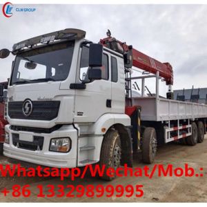 Buy cheap customized SHACMAN 10t cargo truck with telescopic crane boom for sale, Cheaper price 10T telescopic truck mounted crane from wholesalers