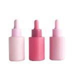 Macaron Colorful Customized Colors Glass Essential Oil Bottle and Plastic Smooth