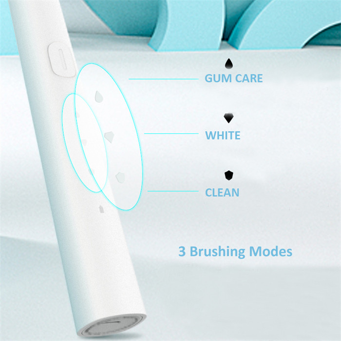 IPX7 Waterproof Sonic Whitening Electric Toothbrush 25000VPM Frequency SN301