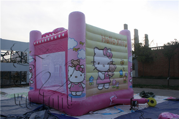 small new kitty cat inflatable bouncer for sale
