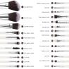 Buy cheap High quality Wood Handle Makeup Brushes Fan Brush best make up brush from wholesalers