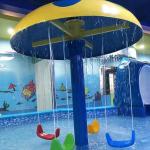 Colored Mushroom Fiberglass Water Park Spray Games