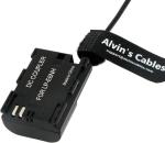 Alvin'S Cables E6 Dummy Battery To D Tap Power Cable For Canon R5C Camera 30CM