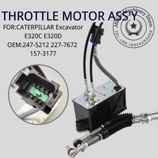 Buy cheap 247-5212 227-7672 157-3177 Throttle Motor Ass'y for erpillar E30C E320D Loor Excavator Parts from wholesalers